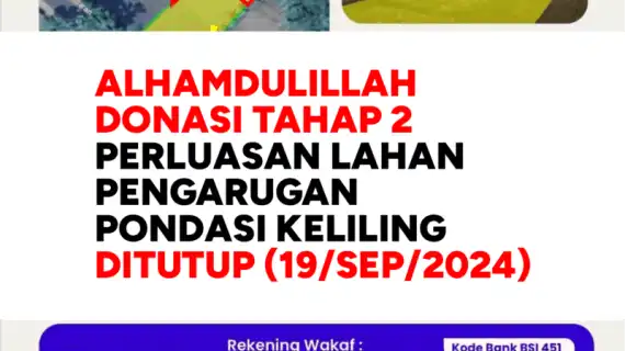 [DITUTUP] Donasi Perluasan Lahan Tahap-2, Pengurugan Dan Pondasi Keliling Arugan