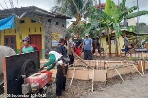 Progress Cor Pondasi Bangunan PAUDQu Al-Faruq Al-Islami Babakanjaya Padaherang