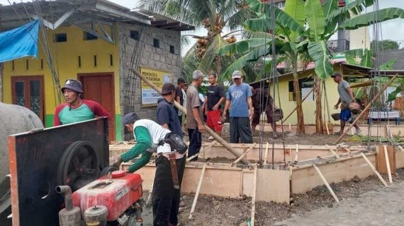 Progress Cor Pondasi Bangunan PAUDQu Al-Faruq Al-Islami Babakanjaya Padaherang