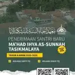 PSB Ma’had Ihya As Sunnah Tasikmalaya Tahun Ajaran 2025/2026