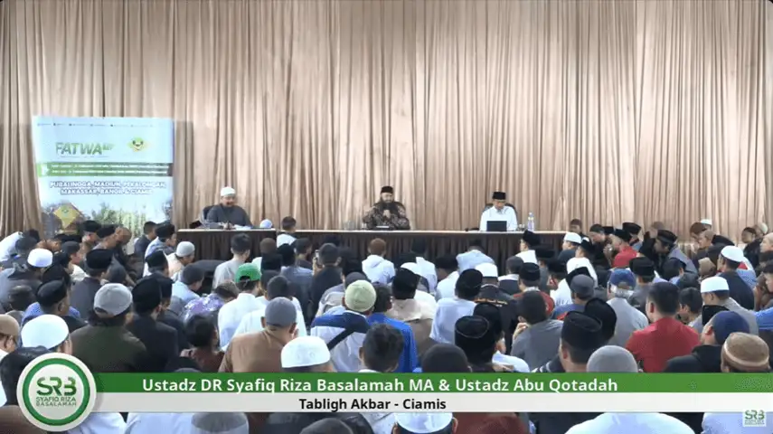 TA Ustadz Dr. Syafiq Riza Hasan Basalamah, Lc., M.A Di Icakan Ciamis