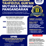 Dibuka Penerimaan Murid Baru SDTQ Mutiara Sunnah Pangandaran Tahun Ajaran 2025