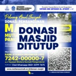 Sabtu 10 Mei 2025, Donasi Pembangunan Masjid Mutiara Sunnah Pangandaran Resmi Ditutup